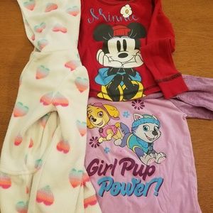 4t Girls bundle Minnie Mouse and Paw Patrol